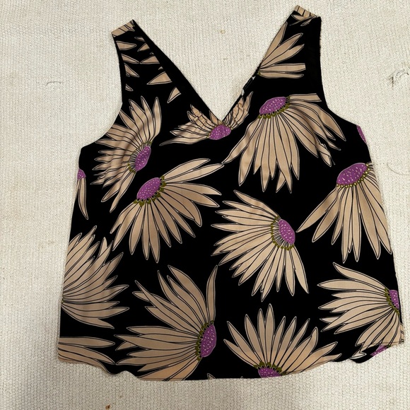 Kate Spade New York Falling Flower Sleeveless Top XXL - Picture 3 of 8